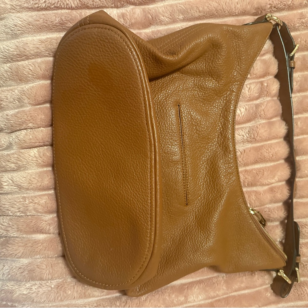 Michael Kors Tan Leather Hobo Bag - Picture 3 of 7